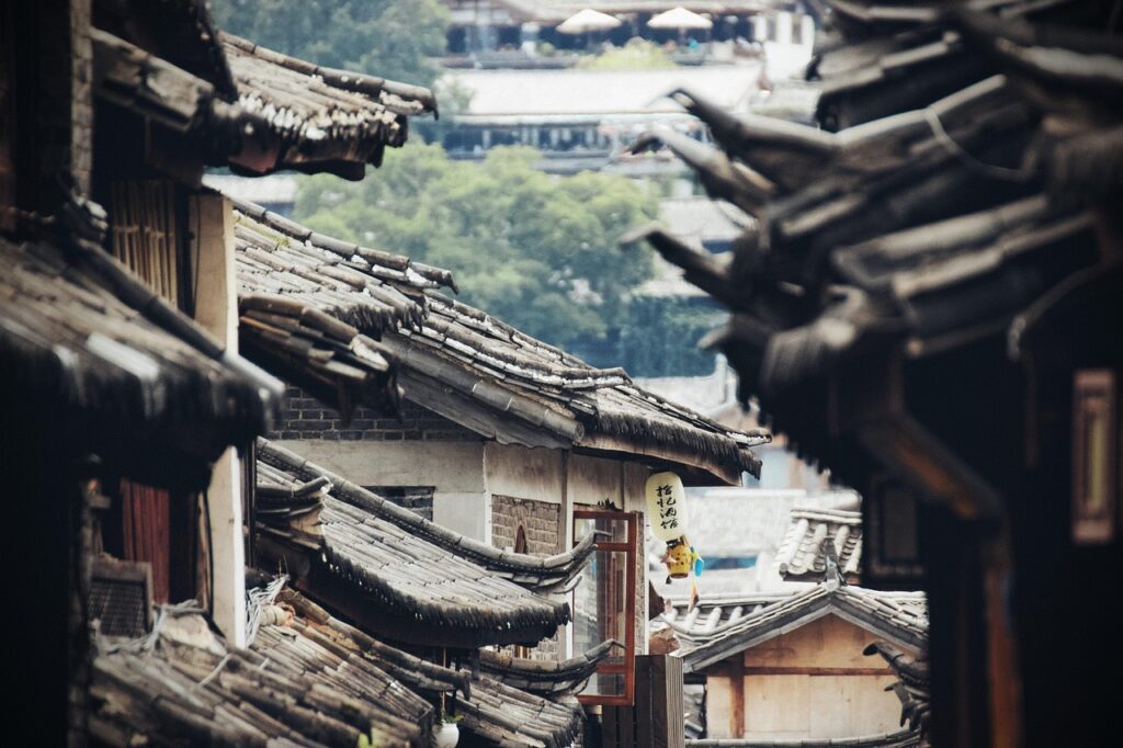 日本の古い町
